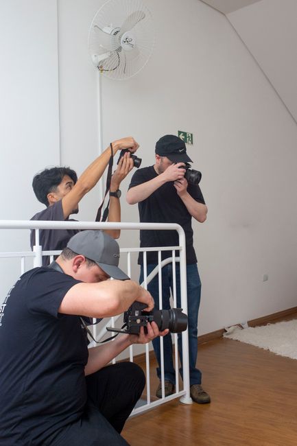 Ekipa Foto Kot v studiu